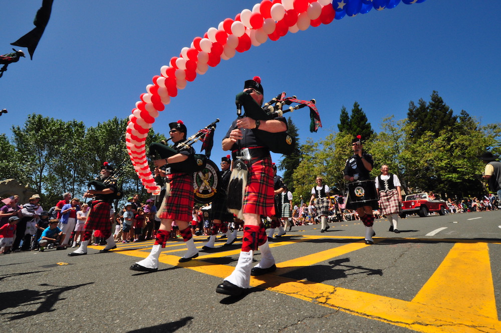 4th of July Parade Celebrate the Red, White and Blue, Piedmont Style