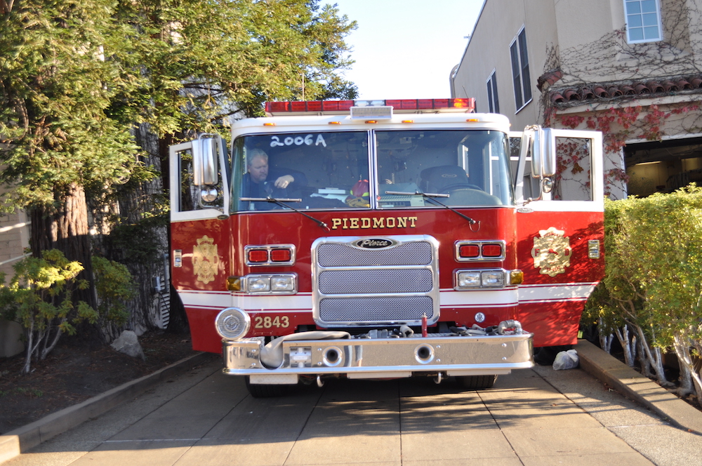 Piedmont firefighters return home after week at Kincade Fire Piedmont