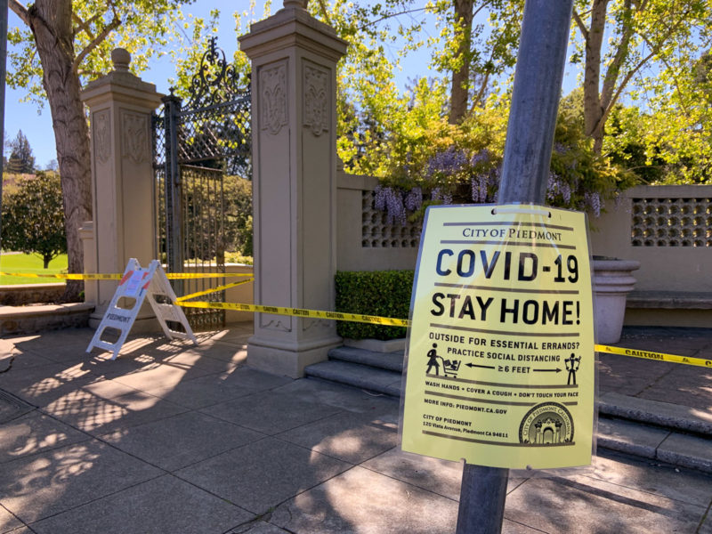 Alameda County now reporting Piedmont COVID19 cases Piedmont Exedra