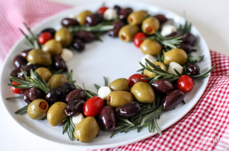 olive wreath appetizer