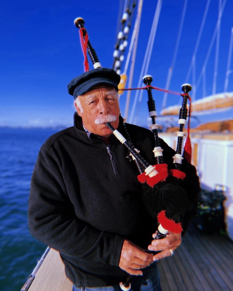 Bagpipe class offered by Piedmont Adult School Piedmont Exedra