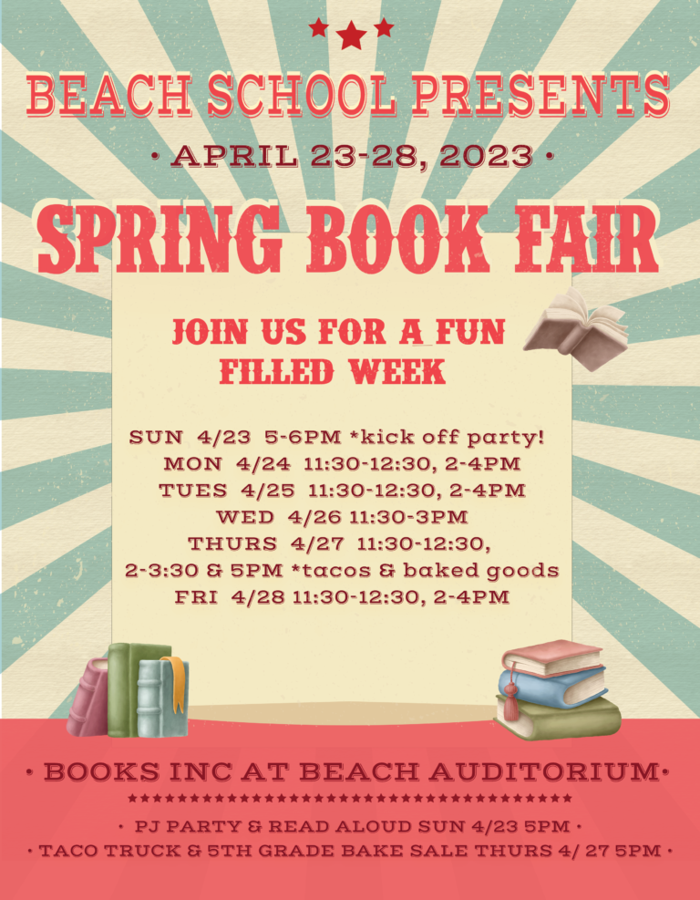 Spring Beach Book Fair Piedmont Exedra