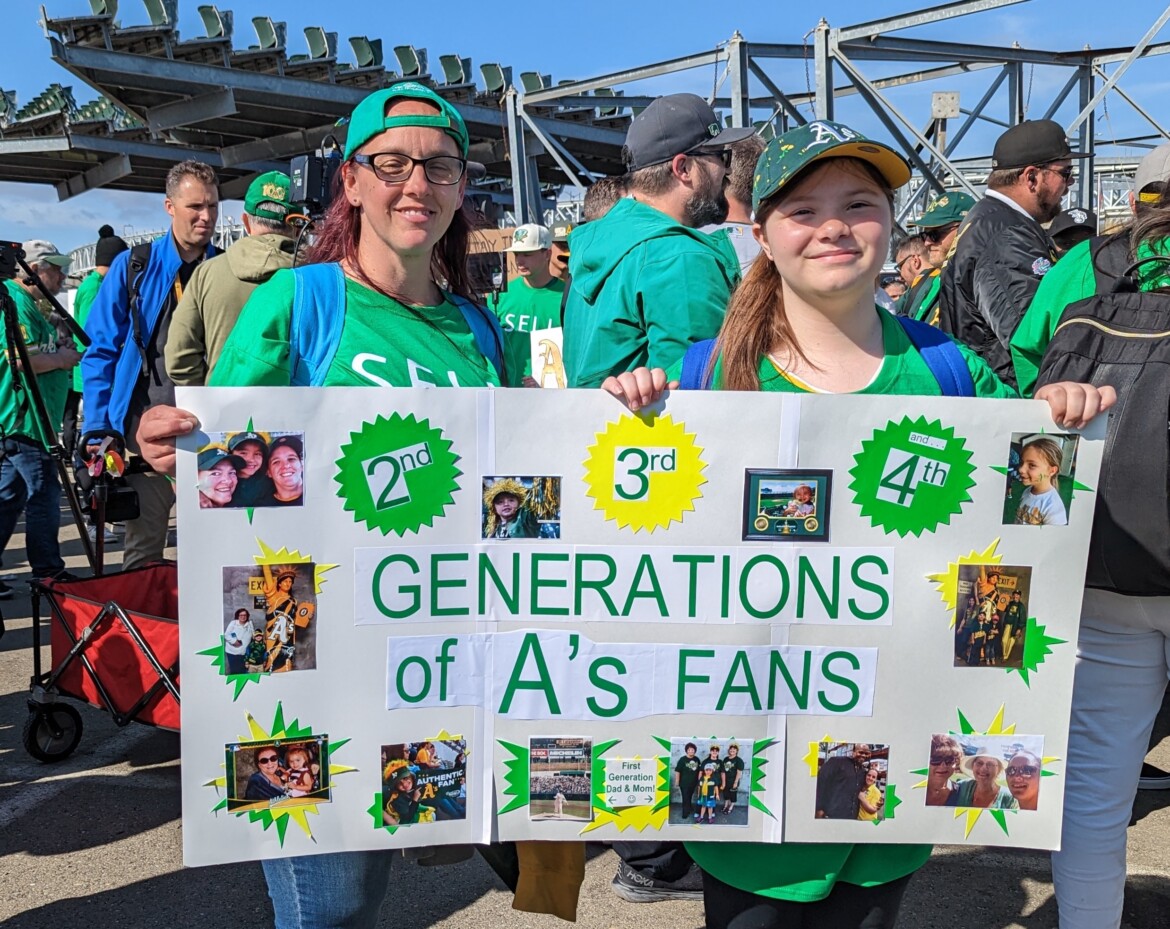 A lively DIY farewell to the Oakland Athletics Piedmont Exedra