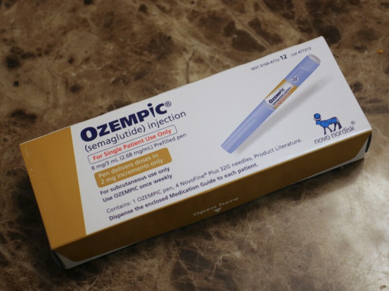 Box of Ozempic weightloss injectable medication